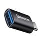 Baseus Ingenuity USB-C to USB-A adapter OTG (Black) цена и информация | USB jagajad, adapterid | kaup24.ee