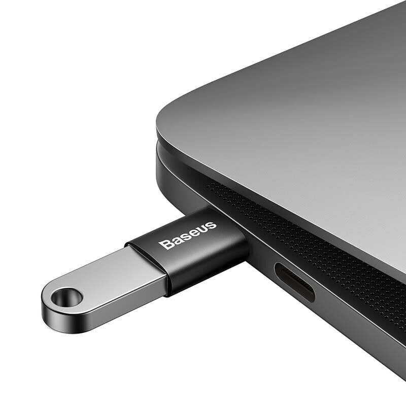 Baseus Ingenuity USB-C to USB-A adapter OTG (Black) цена и информация | USB jagajad, adapterid | kaup24.ee
