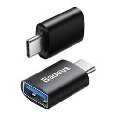 Baseus Ingenuity USB-C to USB-A adapter OTG (Black) hind ja info | USB jagajad, adapterid | kaup24.ee