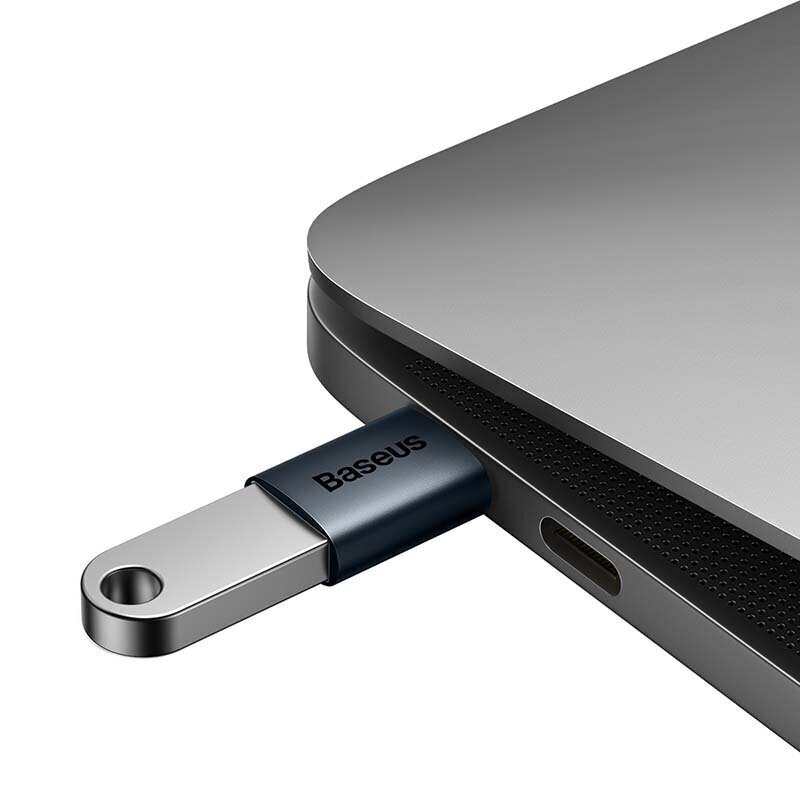Baseus Ingenuity USB-C to USB-A adapter OTG (blue) hind ja info | USB jagajad, adapterid | kaup24.ee
