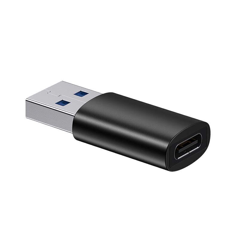 Baseus Ingenuity USB-A to USB-C adapter OTG (black) цена и информация | USB jagajad, adapterid | kaup24.ee