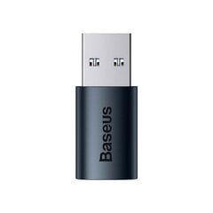 Baseus Ingenuity USB-A to USB-C adapter OTG (blue) hind ja info | USB jagajad, adapterid | kaup24.ee