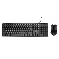 Rebeltec Simson set: wire keyboard + wire mouse black цена и информация | Клавиатура с игровой мышью 3GO COMBODRILEW2 USB ES | kaup24.ee