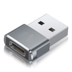 Переходник Fusion OTG USB 3.0 на USB-C 3.1, серебристого цвета цена и информация | Адаптеры и USB-hub | kaup24.ee