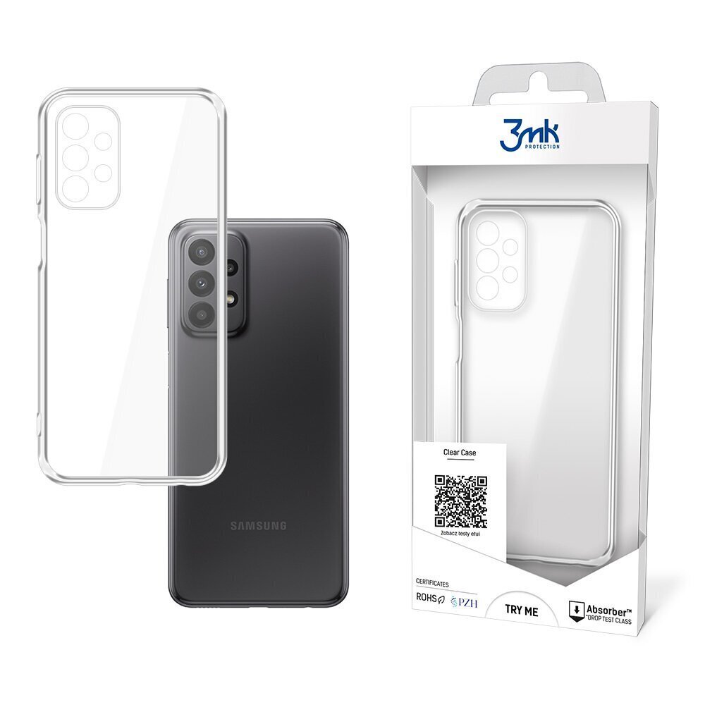 Samsung Galaxy A23 4G - 3mk Clear Case hind ja info | Telefoni kaaned, ümbrised | kaup24.ee