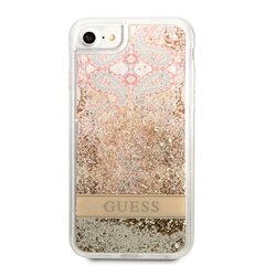 Guess Liquid Glitter Paisley Case for iPhone 7/8/SE2020/SE2022 Gold hind ja info | Telefoni kaaned, ümbrised | kaup24.ee