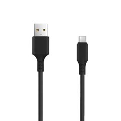 Setty car charger 1x USB 2,4A black + microUSB cable 1,0 m hind ja info | Mobiiltelefonide laadijad | kaup24.ee