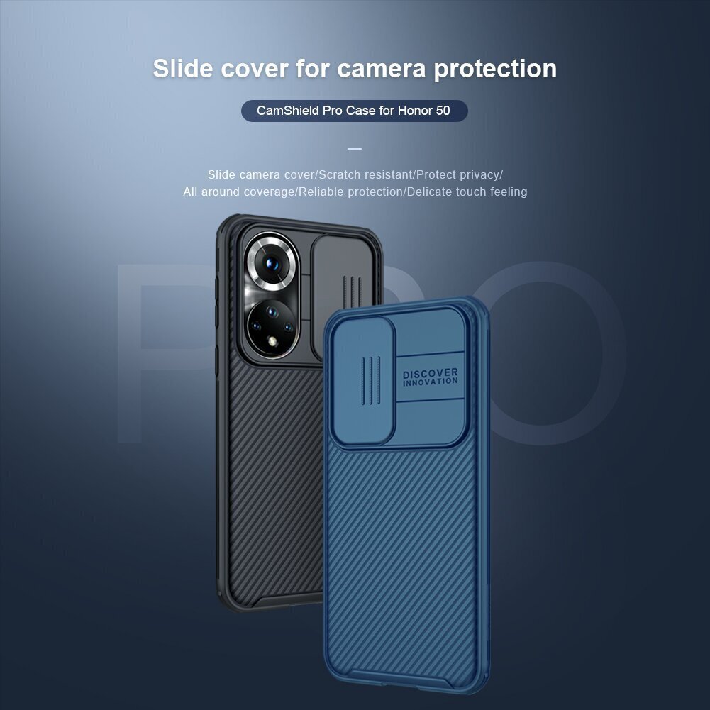 Nillkin CamShield Pro Hard Case for Huawei Nova 9/Honor 50 Black hind ja info | Telefoni kaaned, ümbrised | kaup24.ee