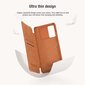 Nillkin Qin Book PRO Case for Samsung Galaxy A73 5G Brown hind ja info | Telefoni kaaned, ümbrised | kaup24.ee