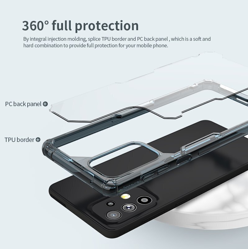 Nillkin Nature TPU PRO Cover for Samsung Galaxy A73 5G Transparent цена и информация | Telefoni kaaned, ümbrised | kaup24.ee