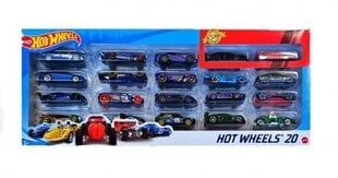 Mattel - Hot Wheels Workshop 20 Cars Assorted цена и информация | Развивающий мелкую моторику - кинетический песок KeyCraft NV215 (80 г) детям от 3+ лет, бежевый | kaup24.ee