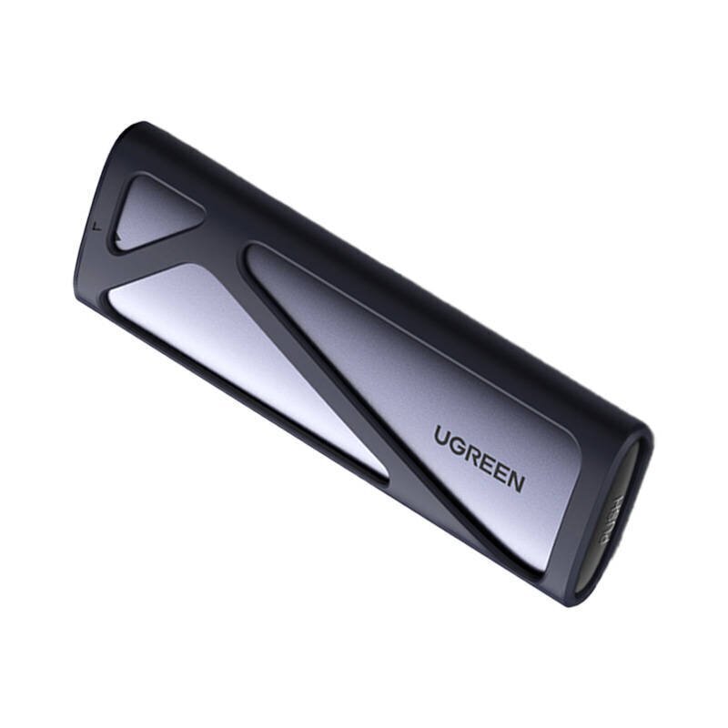 UGREEN CM400 M.2 SSD Enclosure, NVMe, SATA, 10Gbps, USB-C (Grey) цена и информация | USB jagajad, adapterid | kaup24.ee