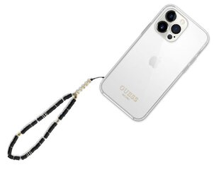 Guess Phone Strap Heishi Beads Black цена и информация | Mobiiltelefonide hoidjad | kaup24.ee