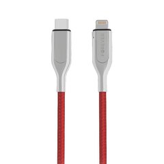 Forever Core Utra Fast MFI PD cable USB-C - Lightning 1,5 m 2,4A red hind ja info | Mobiiltelefonide kaablid | kaup24.ee