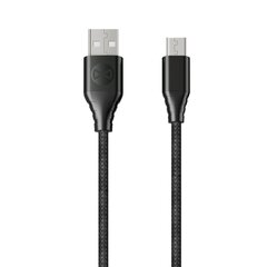 Кабель Forever Core Classic USB - microUSB 3,0 м 3А, черный цена и информация | Кабели для телефонов | kaup24.ee