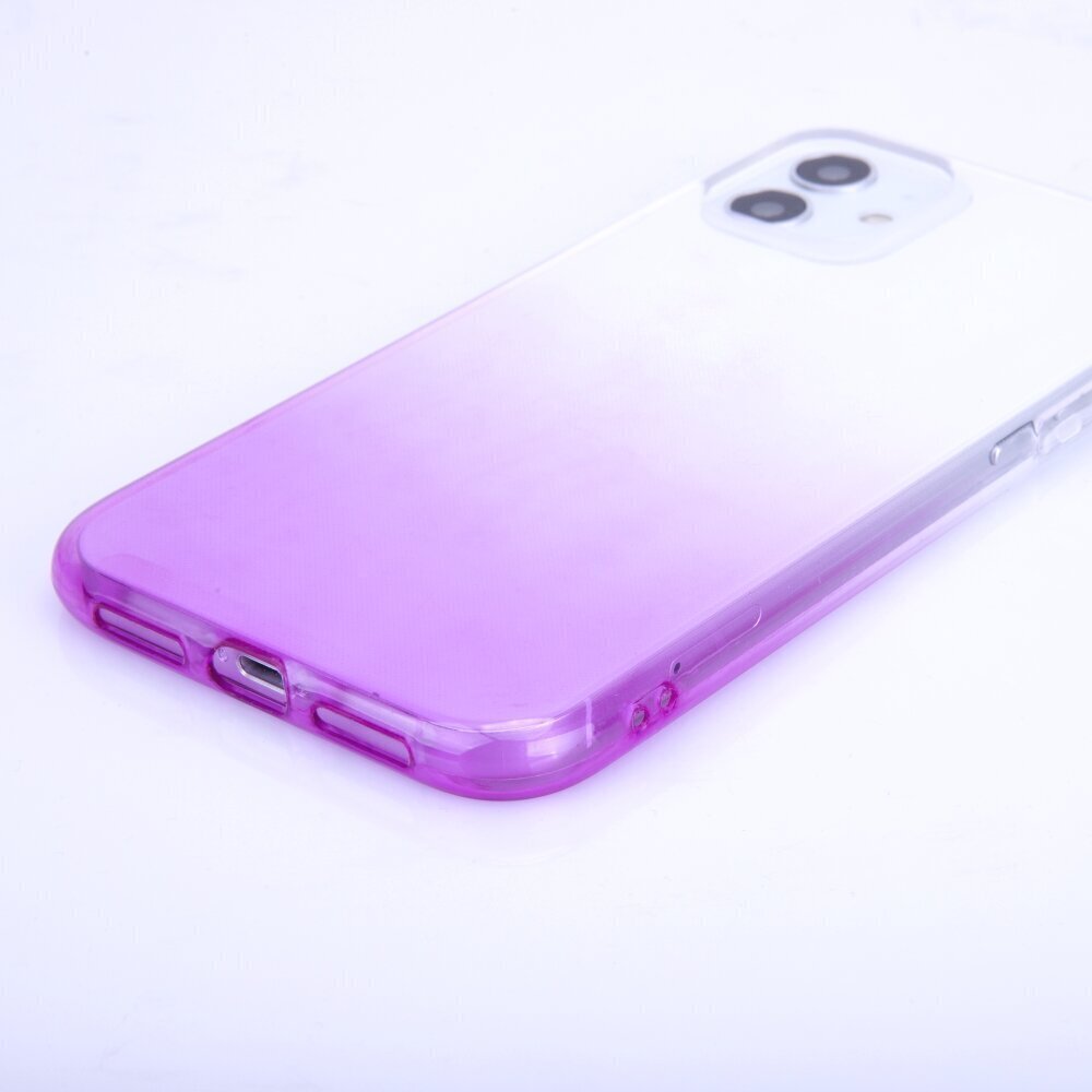 Fusion Gradient case silikoonist ümbris Samsung A536 Galaxy A53 5G läbipaistev - violetne цена и информация | Telefoni kaaned, ümbrised | kaup24.ee