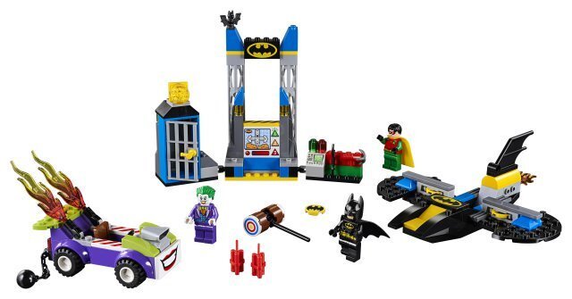 10753 LEGO® JUNIORS Batmani koopa Jokkeri rünnak hind ja info | Klotsid ja konstruktorid | kaup24.ee