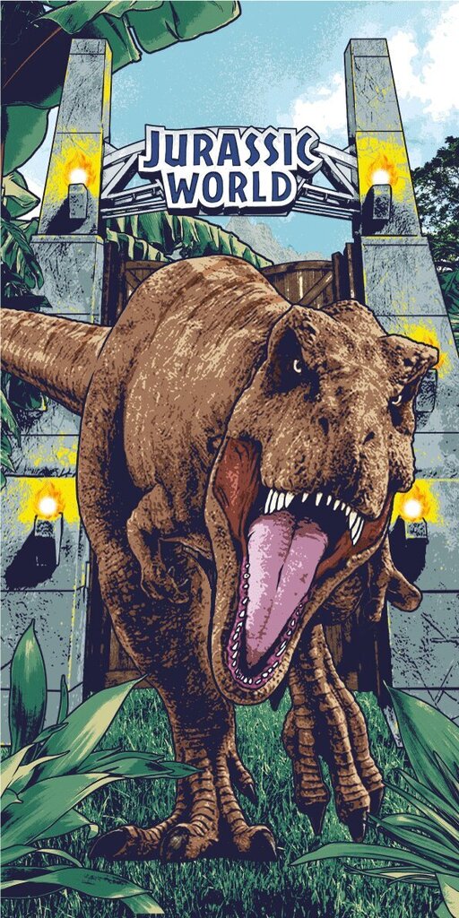 Rätik Jurassic WorldRoar, 70x140 cm цена и информация | Rätikud, saunalinad | kaup24.ee