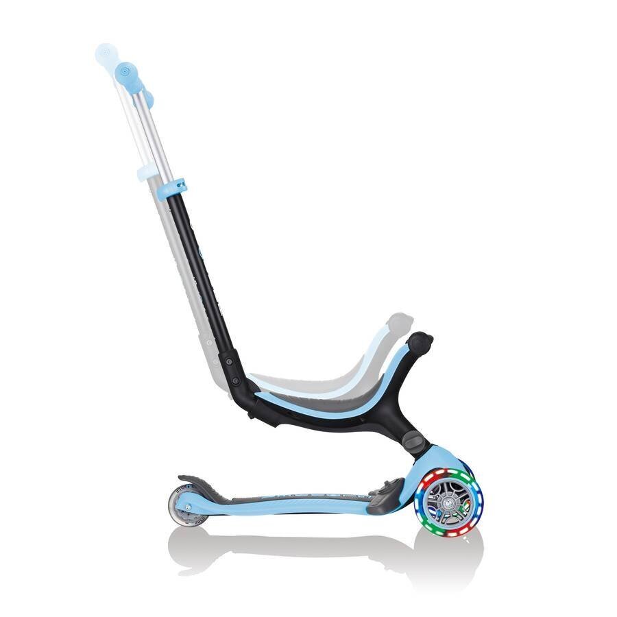 Tõukeratas Globber GO-UP Foldable Plus Lights / Pastel Blue hind ja info | Tõukerattad | kaup24.ee