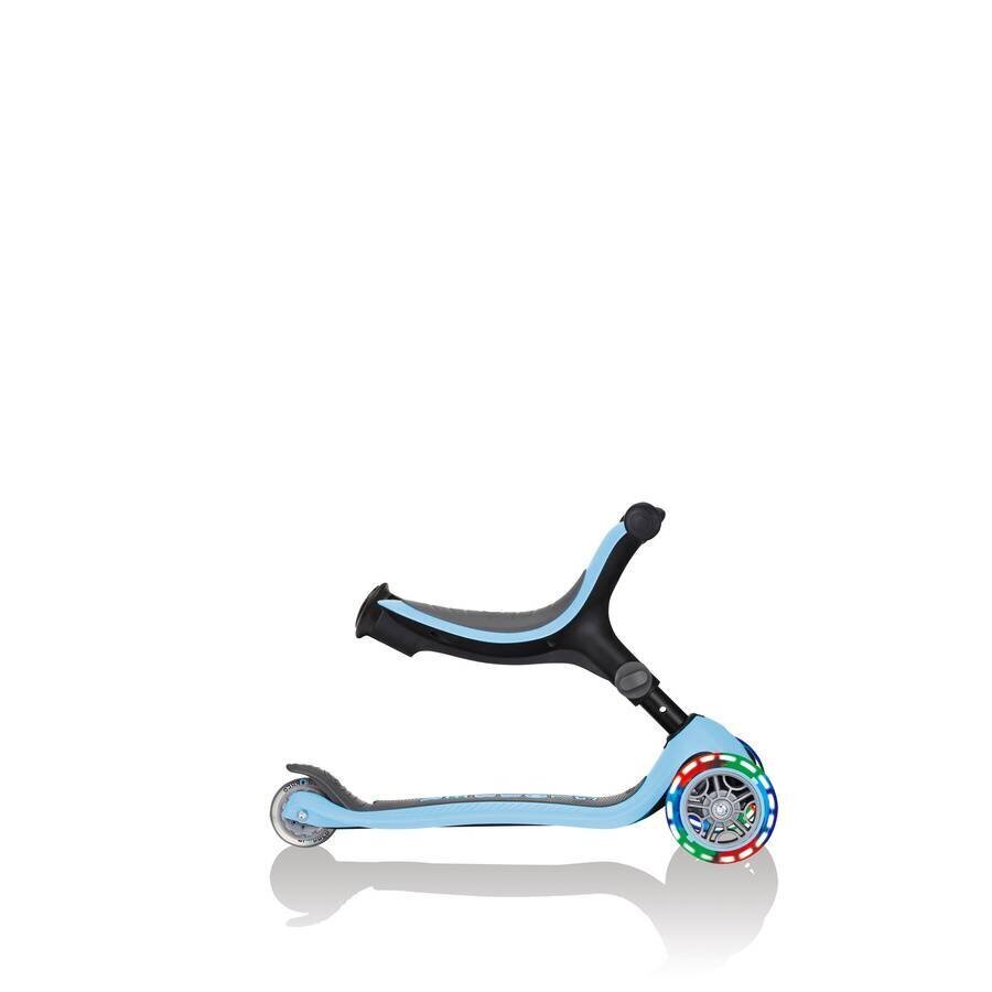 Tõukeratas Globber GO-UP Foldable Plus Lights / Pastel Blue hind ja info | Tõukerattad | kaup24.ee