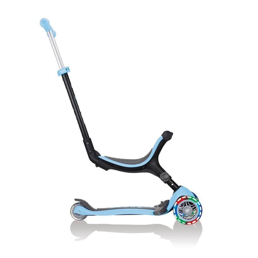 Tõukeratas Globber GO-UP Foldable Plus Lights / Pastel Blue hind ja info | Tõukerattad | kaup24.ee