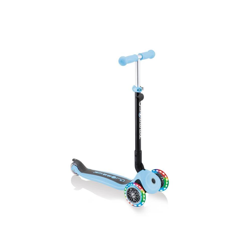 Tõukeratas Globber GO-UP Foldable Plus Lights / Pastel Blue hind ja info | Tõukerattad | kaup24.ee