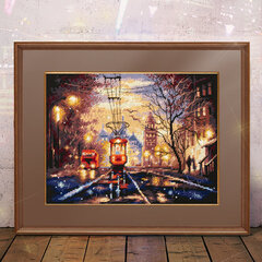 Tikkimiskomplekt Magic Needle "Night Tram" 550-760 hind ja info | Tikkimistarvikud | kaup24.ee