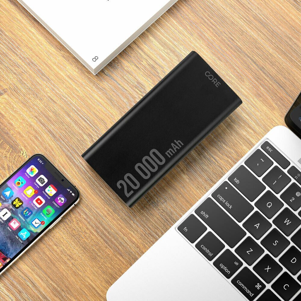 Внешний аккумулятор («Power bank») Forever Core power bank SPF-02 PD + QC  20000 mAh 18W black цена | kaup24.ee