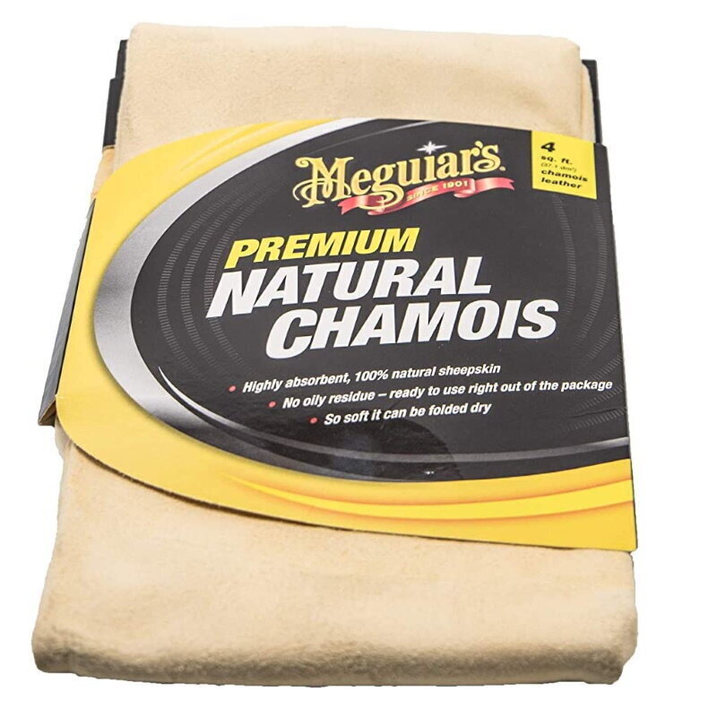 Auto puhastusrätik Meguiar's X2100 Premium Natural Chamois Leather hind ja info | Puhastuslapid, salvrätikud | kaup24.ee