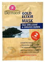 Dermacol Gold Elixir näomask 16 ml цена и информация | Маски для лица, патчи для глаз | kaup24.ee