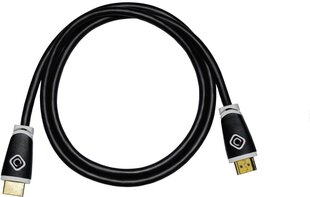 Oehlbach Ethernet 2,5m must Easy Connect HDMI hind ja info | Kaablid ja juhtmed | kaup24.ee