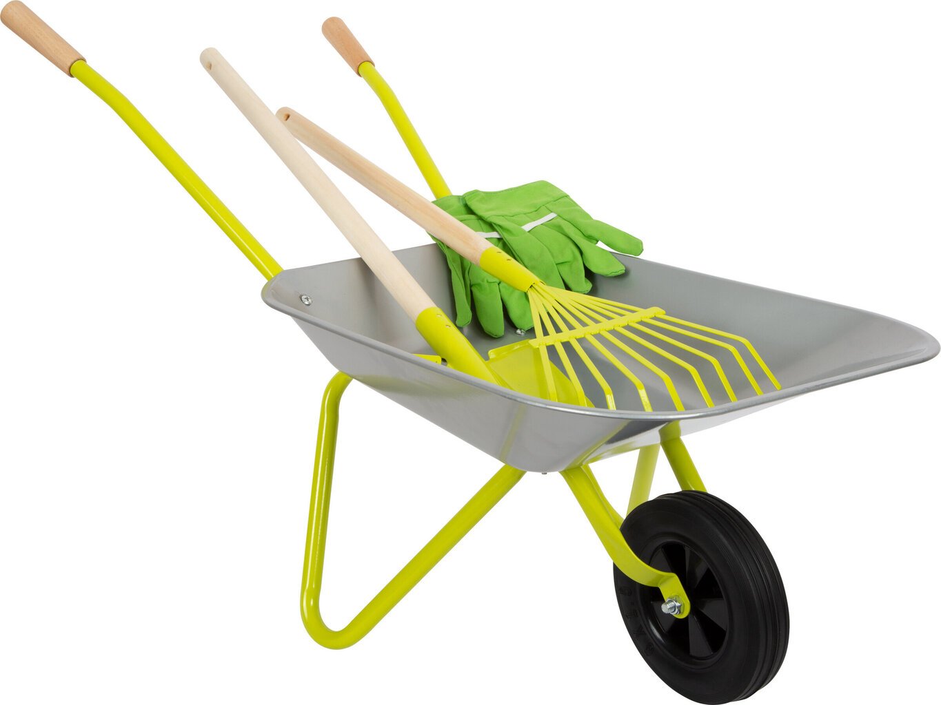 Laste käru ja tööriistad Wheelbarrow with Gardening Tools - SF hind ja info | Poiste mänguasjad | kaup24.ee