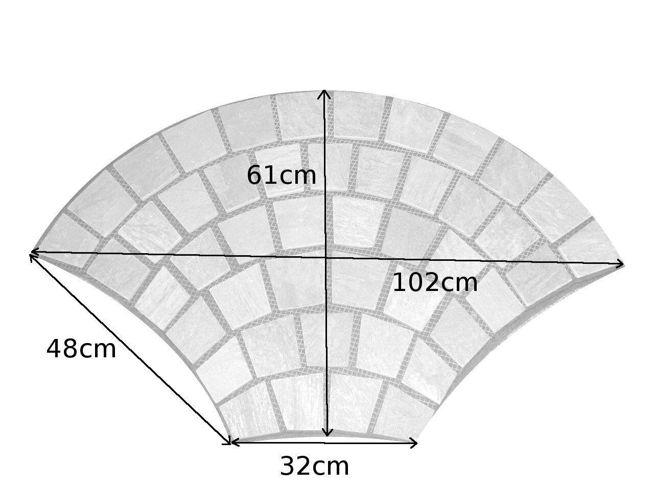 Looduskivist KRETA mosaiikplaadid - 0,50 m2 hind ja info | Seinaplaadid | kaup24.ee