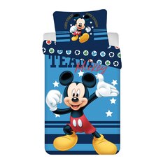 Комплект постельного белья Mickey Team, 140x200 см, 2 части цена и информация | Детское постельное бельё | kaup24.ee