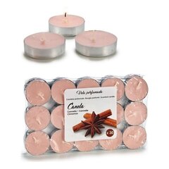 tea lights cinnamon 2 cm wax light pink 30 pieces - цена и информация | Подсвечники, свечи | kaup24.ee