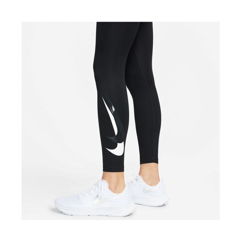 Nike Retuusid W Nk Df Swsh Run Tight 7/8 Black DD6835 010 hind ja info | Naiste spordiriided | kaup24.ee