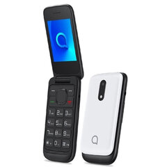 Mobiiltelefon Alcatel 2057D 2,4" Valge hind ja info | Alcatel Mobiiltelefonid ja aksessuaarid | kaup24.ee