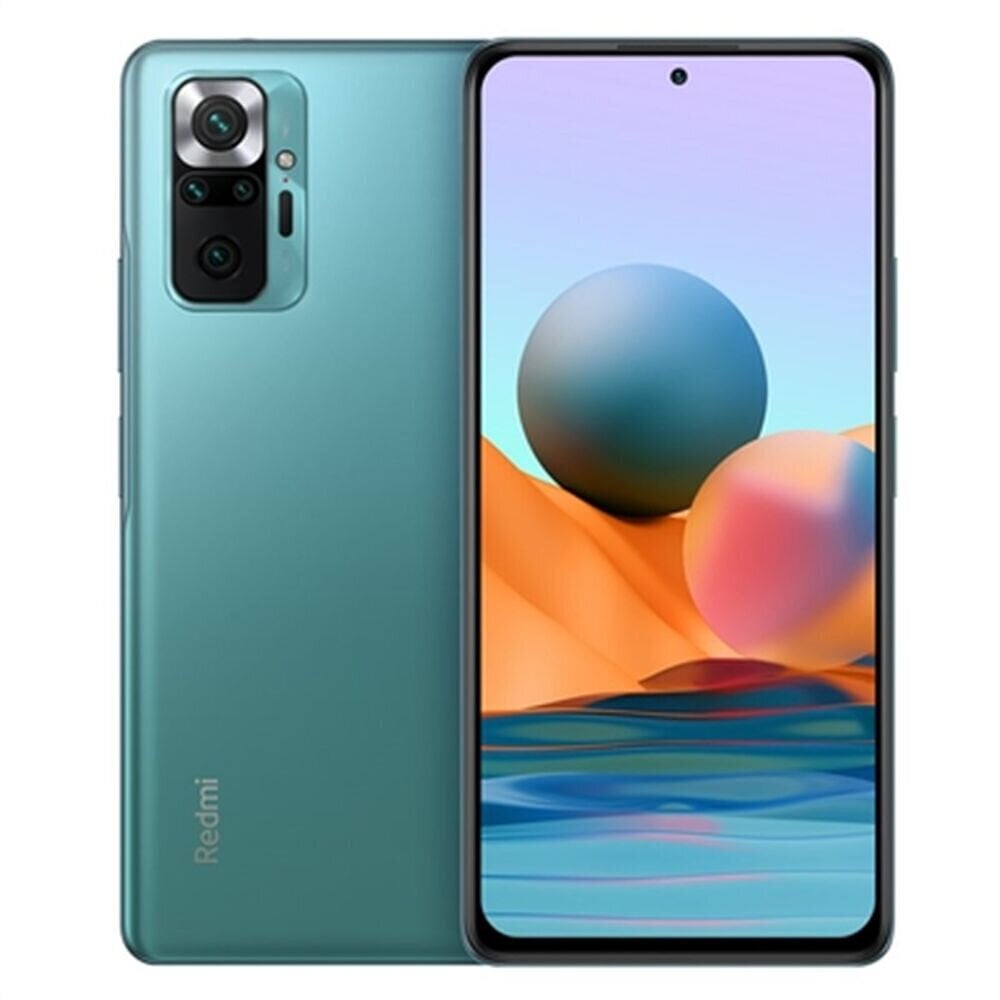 Nutitelefonid Xiaomi Redmi Note 10 Pro 6,67" Octa Core 6 GB RAM 128 GB Roheline цена и информация | Telefonid | kaup24.ee