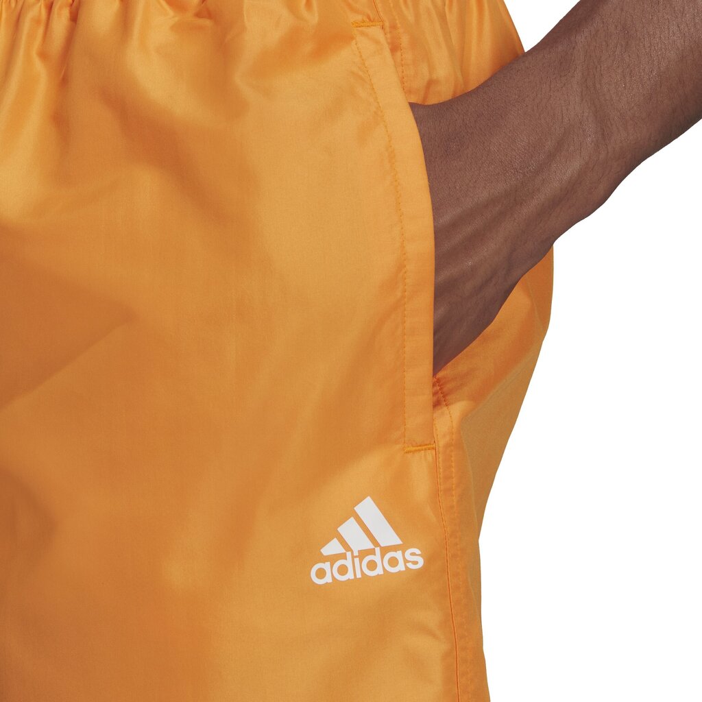 Adidas Lühikesed Püksid Solid Clx Short Sl Orange HA0375 HA0375/L hind ja info | Ujumispüksid, shortsid | kaup24.ee