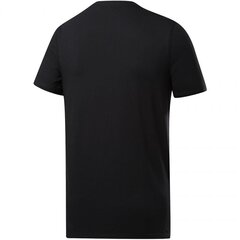 Спортивная футболка мужская Reebok Wor We Comm SS Tee M FP9102, черная цена и информация | Мужская спортивная одежда | kaup24.ee