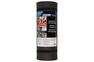 Matkamatt Atom, 195x50x1.2 cm, must цена и информация | Туристические матрасы и коврики | kaup24.ee