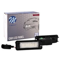Registreerimismärgi valgustusmoodul M-Tech Led license plate light LD-VW GP 12xSMD2835 hind ja info | Autopirnid | kaup24.ee
