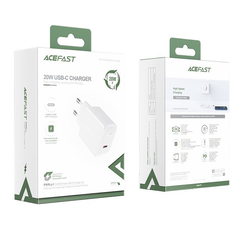 Acefast A1 PD20W hind ja info | Mobiiltelefonide laadijad | kaup24.ee