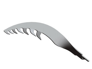Musashi WE-706 Прополочная насадка - серповидный нож (для обрезки крупных прочный корней), для прополочной машины  WE-750 цена и информация | Садовые инструменты | kaup24.ee