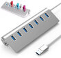 Hub 7 in 1 Splitter Port 7 x Usb 3.0 Zenwire hind ja info | USB jagajad, adapterid | kaup24.ee