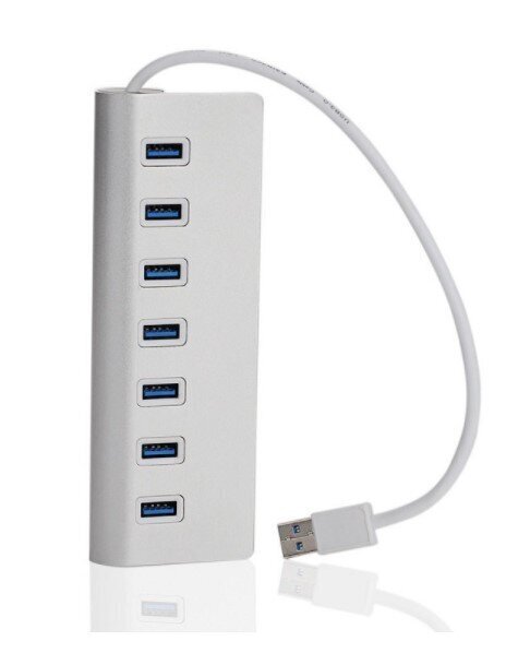 Hub 7 in 1 Splitter Port 7 x Usb 3.0 Zenwire hind ja info | USB jagajad, adapterid | kaup24.ee