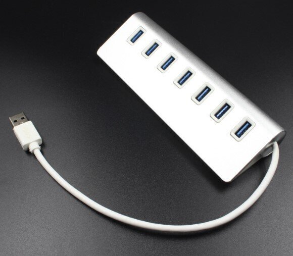 Hub 7 in 1 Splitter Port 7 x Usb 3.0 Zenwire цена и информация | USB jagajad, adapterid | kaup24.ee