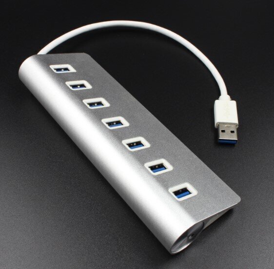 Hub 7 in 1 Splitter Port 7 x Usb 3.0 Zenwire цена и информация | USB jagajad, adapterid | kaup24.ee