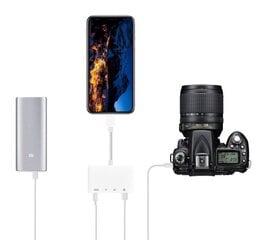 Adapter kaardilugeja Lightning micro SD USB iPhone цена и информация | Адаптеры и USB-hub | kaup24.ee