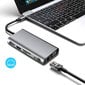 Hub Usb-C 11w1 adapter HDMI 4K VGA pesa SD RJ45 M1 Zenwire цена и информация | USB jagajad, adapterid | kaup24.ee